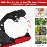 RUKHOOL Upgraded Plant Tying Machine Gun to Tie Up Vine Tomatoes and Grapes Quickly Garden Tape Tool for Gardeners Farmers with SK5 Blade Replacement Garden Tapes and Staples
