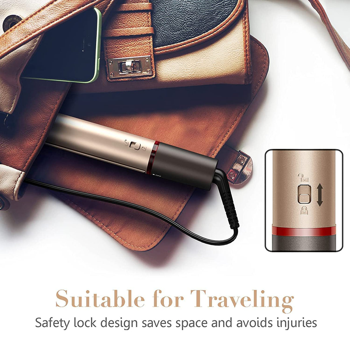 FURIDEN Professional Salon Quality Hair Straightener, Hair Straightener and Curler 2 in 1, Flat Iron Curling Iron in One, Fast Results | Long Lasting