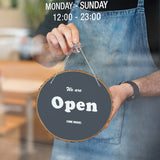 Prsildan 4 Pack Large Wood Circle Slices, 8 to 10 Inches DIY Unfinished Wood Table Centerpieces, Natural Rustic Round Crafts for Indoor Christmas Wedding Party Décor