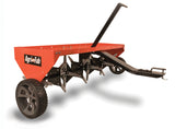 Agri-Fab 48 In Tow Behind Lawn Plug Aerator with 32 Galvanized Knives and Universal Hitch