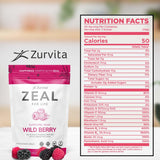 Zurvita - Zeal for Life 30-Day Wellness Bag - Wild Berry Flavor - Daily Nutritional Supplement for Vitality, Immunity, & Overall Wellness - 420 Grams