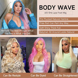 Arsoya 613 13x6 Lace Front Wig Human Hair 28 Inch 210 Density Blonde Wig Human Hair Body Wave Lace Front Wigs Human Hair Pre Plucked 613 HD Lace Front Wigs Human Hair