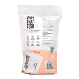 MightyGood. Wipe That Tush On-The-Go Flushable Wet Wipes - 4 Pack, 120 Wipes - Individually Wrapped Extra-Large Wipes with Aloe - Hypoallergenic & Unscented - Septic and Sewer Safe
