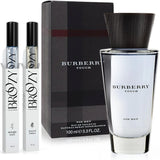 Broozy Collections - Men Cologne Set Bundle with 1 Full Size Burberry Touch Eau de Toilette (100 ml) and 2 Travel Size Mens Sample Cologne Bottles (10 ml) - Mens Cologne Gift Set, Men Gift Set Sampler