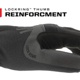 Mechanix Wear FastFit Work Gloves - Anti-Slip & Abrasion Resistant Heavy Duty Gloves - Touchscreen Compatible - Vibration Damping - Multipurpose Use - Large - Black