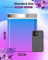 Metronic Bubble Mailers 6x10 Inch 100 Pack BluePurple Usable Size 6x9" Pretty Bubble Mailer Waterproof Padded Envelopes for Christmas Gift Packaging, Mailing, Shipping, Small Items Bulk