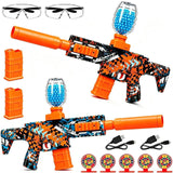 2 Pack Gel Ball Blaster Automatic Electric Splatter Toys with 60000+ Balls