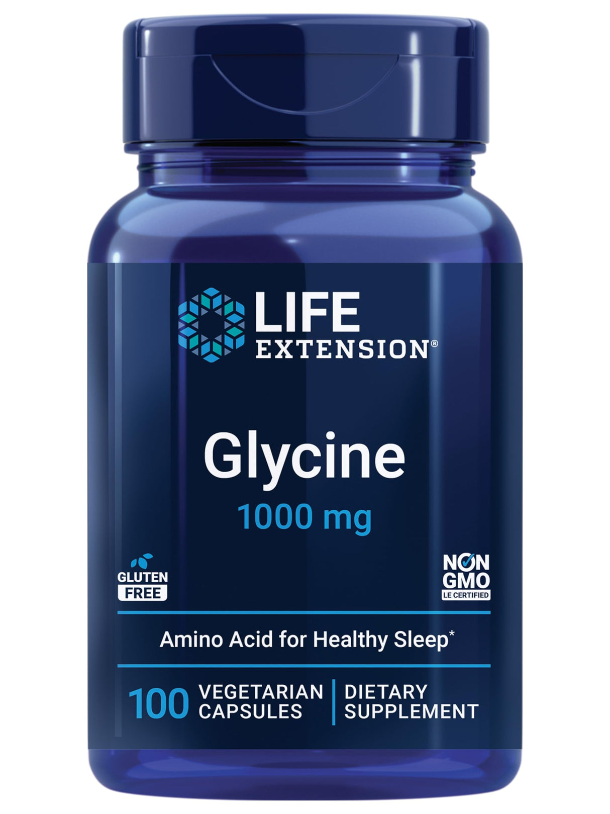 Life Extension Glycine 1000 mg, Promotes Relaxation, Healthy Sleep & Taurine, Pure Taurine Amino Acid Supplement, Heart, Liver and Brain Health