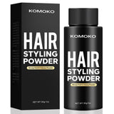 Komoko Hair Styling Powder for Men (0.7 oz) - Instantly Volumizing , Matte Finish Texture, for Strong Hold Natural Look