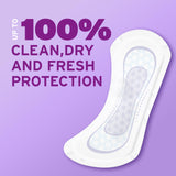 Poise Daily Liners, Incontinence Panty Liners, 2 Drop Very Light Absorbency, Long Length, 264 Count of Pantiliners (6 Packs of 44), Packaging May Vary