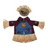 HALSHI Scarecrow Porch Goose Outfits for 23 Inch Lawn Statue, Costume for Plastic/Cement Goose Statue, Seasonal Fall Sculpture Clothes for Garden Yard Patio Party Decoration