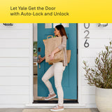 Yale Assure Lock 2 with Wi-Fi – Black Suede Smart Lock for Front Door with Keypad, App Control, Backup Key, and Deadbolt – Secure Keyless Entry Door Lock, YRD450-WF1-BSP