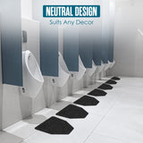Houseables Urinal Mats, Urinal Mats for Men Bathroom, Floor Pads, Disposable Toilet Matt, for Pee, Commercial, Reusable, Urine, Splash Guard, Drip, Restroom, Mens Room, Large, Black, 17.25x20.5”, 12PK