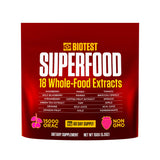 Biotest Superfood Powder Blend of 18 Whole Food Berries, Fruits, and Vegetables - Healthy Polyphenols, Antioxidants, Vitamins, Minerals - 60 Day Supply - 150 g