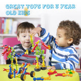Building Toys for Kids Ages 4-8, STEM Toys for 3 4 5 6 7+ Year Old Boy Gift