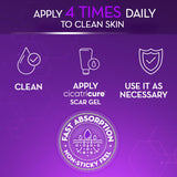 Cicatricure Advanced Scar Gel for Face & Body - Proven Results in 2 Weeks, Scar Treatment for Surgical Scars, Stretch Marks, Scars of Burns and Injuries, Acne Scar Treatment, 1 oz (28 g) - Pack of 2