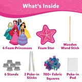 Skillmatics Poke-in Art - Magical Princesses, Mess-Free Fun for Kids, DIY Wood Craft Kits, Creative Activity, Christmas Gifts for Girls & Boys Ages 4, 5, 6, 7, 8, 9