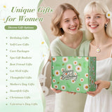 Birthday Gifts for Women, Daisy Birthday Gifts Box for Women Self Care Gift Happy Birthday Gift Baskets for Her ,Wife,Mom,Grandma,Girlfriend ,Best Friend,Sister,Thoughtful Christmas Gifts Box Set with Coffee Mug,Blanket