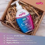 Epify Intimate Hair Removal Cream for Men and Women - Pubic, Bikini Line, Sensitive Areas - 8.45 Fl Oz