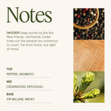 LA JOLIE MUSE Christmas Candles, Starlit Golden Fir Candle - Cedarwood, Patchouli, Fir Balsam | 10 oz Natural Soy Wax | 55 Hours Clean Burn |Winter Holiday Gift | Gift-Ready for Hosts & Gatherings