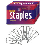 Ashman 200 Pack Galvanized Garden Stakes Landscape Staples and Fence Stake Sod Staples - Heavy Duty & Anti Rust Zinc Coated.
