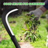 Billhook Sickle Garden Tools Machete Knife Brush Clearing Sickle Machete with Carbon Steel Blade Sickle Knife Billhook Machete Sickle for Grass, Harvest, Weeding Sickle Machete
