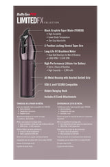 BaBylissPRO® LimitedFX Purple All-Metal Lithium Hair Clipper