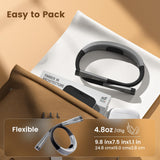 Glocusent Reading Light,Bendable Neck Light,80-hr Rechargeable Book Light
