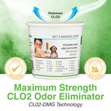 Biocide Systems Room Shocker Strong Odor Eliminator for Home & Office, Eco-Friendly Chlorine Dioxide Odor Bomb for House Interior Up to 400 Square Feet of Floor Space (4-Pack)