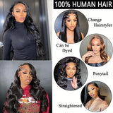 Body Wave Lace Front Wigs Human Hair 13x6 HD Lace Front Wig Human Hair Pre Plucked Body Wave Glueless Wigs Human Hair for Women