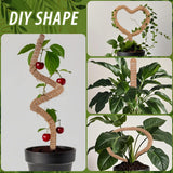 3 Pack Moss Pole, 48 Inch Monstera Plant Support, Moss Poles for Climbing Indoor Plants, Bendable Coco Coir Plant Support Stakes for Potted Plants, Pothos, Philodendron