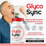 Glyco Sync Capsules - Official Glyco Sync Advanced Supplement Pills, All Natural GlycoSync Balance Support for Health & Wellness, Glyco Synk Premium Formula Review, 30 Capsules for 1 Month