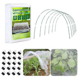 KLEWEE Garden Netting Kit for Raised Beds, 10x33ft Ultra Fine Mesh Netting