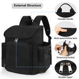 Hairstylist Traveling Bag, Large Capacity Barber Travel Backpack, Hairdresser Bag with Adjustable Dividers, Hair Tools Travel Case, Professional Cosmetology Bags for Supplies, Hair Stylist Must Haves