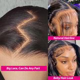 ANNELBEL 250% Density 30 Inch 13x6 Lace Front Wigs Human Hair Body Wave HD Transparent Lace Frontal Human Hair Wigs 12A Grade Glueless Wigs Human Hair for Women Natural Black