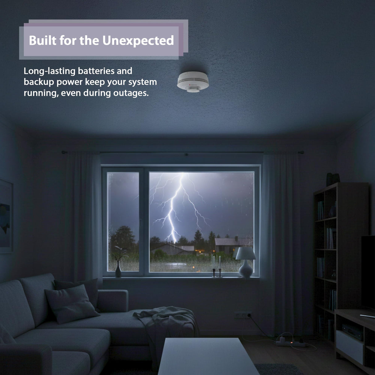 Bellman & Symfon Smoke Alarm Notification System with Flash Receiver and Bed Shaker - Flashing Light and Vibrations Alerts – Ideal for Deaf, Hard of Hearing, Heavy Sleepers