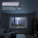 Bellman & Symfon Smoke Alarm Notification System with Flash Receiver and Bed Shaker - Flashing Light and Vibrations Alerts – Ideal for Deaf, Hard of Hearing, Heavy Sleepers