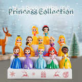 Advent Calendar for Girls Princess Deformation Toy 24 Days Countdown Calendars Princess Transformable Toys and Decorate Ideal for Christmas Countdown and Fun Play Party Favor, Xmas Gifts, Classroom Prizes