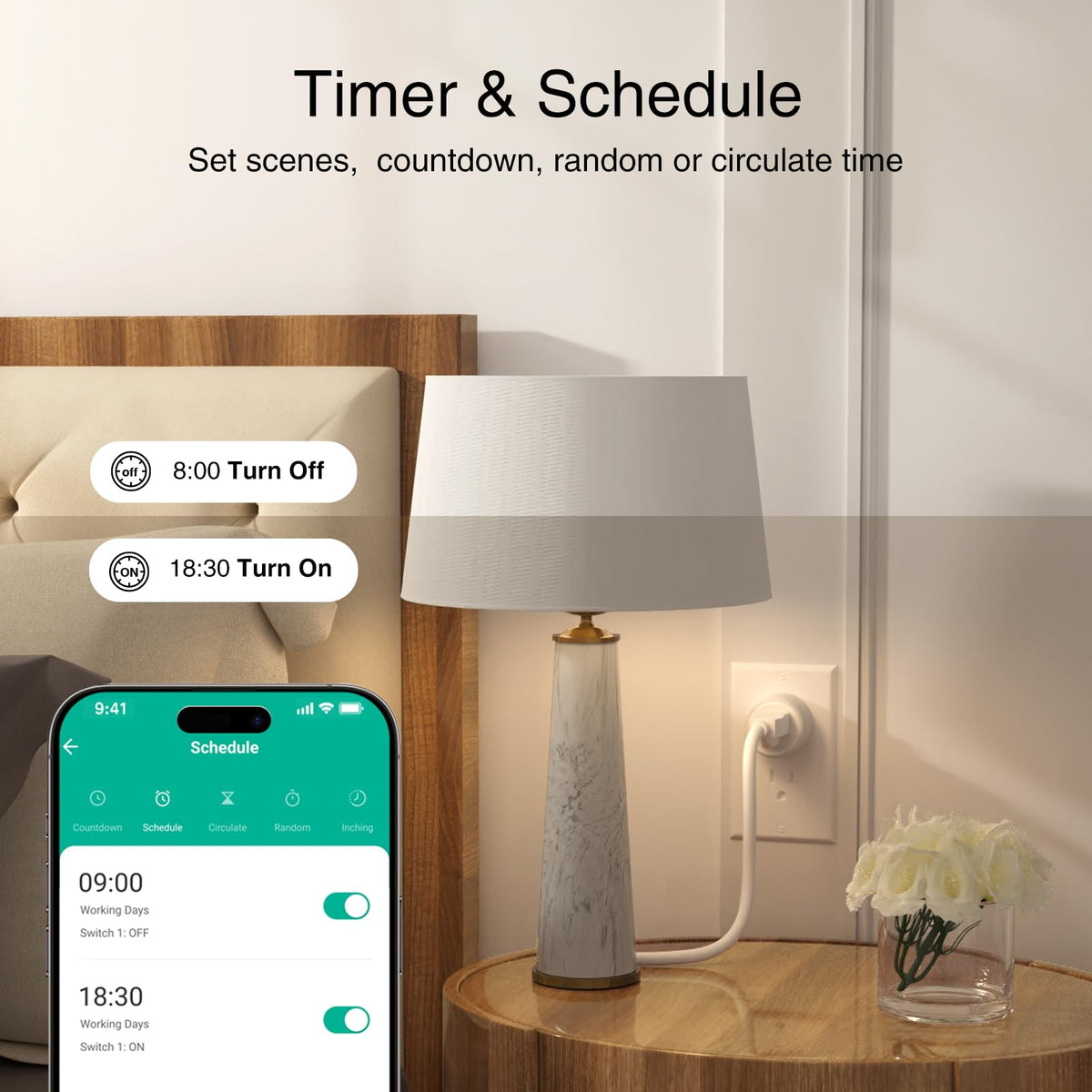 GHome Smart Plug, WiFi Smart Plugs Work with Alexa and Google Home, Sm ...
