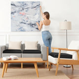 SweetSlubr Seat Cushion for Taibone Pain Relief, Office Chair Cushion, Memory Foam Large Chair Cushion with Non-Slip Cover for Soft Support at Office Chair, Car Seat, Airplane, Bleacher Black/Large