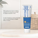 Birch Juice Moisturizing Sunscreen Mild-up Sunscreen for Face, UV LOCK 1.69 Fl Oz SPF 50 Broad Spectrum, Moisturizing Korean Skin Care, No White Cast Ocean Friendly-Reef Safe (1)