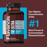 CocoaVia Memory & Focus Brain Supplement, 90 Day, Cocoa Flavanol Blend, Lutein, Added Caffeine for Boost. Improve Cognitive Function, Attention, Vegan & Plant Based, 90 Capsules
