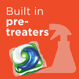 Tide PODS Liquid Laundry Detergent Soap Pacs, 4-n-1 Ultra Oxi, HE Compatible, Built in Pre-treater for Stains, 57 Count