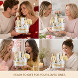 Gift Baskets for Women, Spa Luxetique 8 Pcs Vanilla Birthday Bath Set