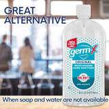 Germ-X Original Hand Sanitizer, Back to School Supplies, Non-Drying Moisturizing Gel with Vitamin E, Instant and No Rinse Formula, Large Family-Size Flip Top Bottle, 32 Fl Oz (Pack of 4)
