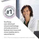 ScarAway Complete Scar Treatment Kit, Clinically Supported Treatment for Scars (2) Tan Medical-Grade Silicone Scar Sheets (1.5" x 3") and Silicone Gel (0.35 Oz), Water-Resistant & Self-Adhesive