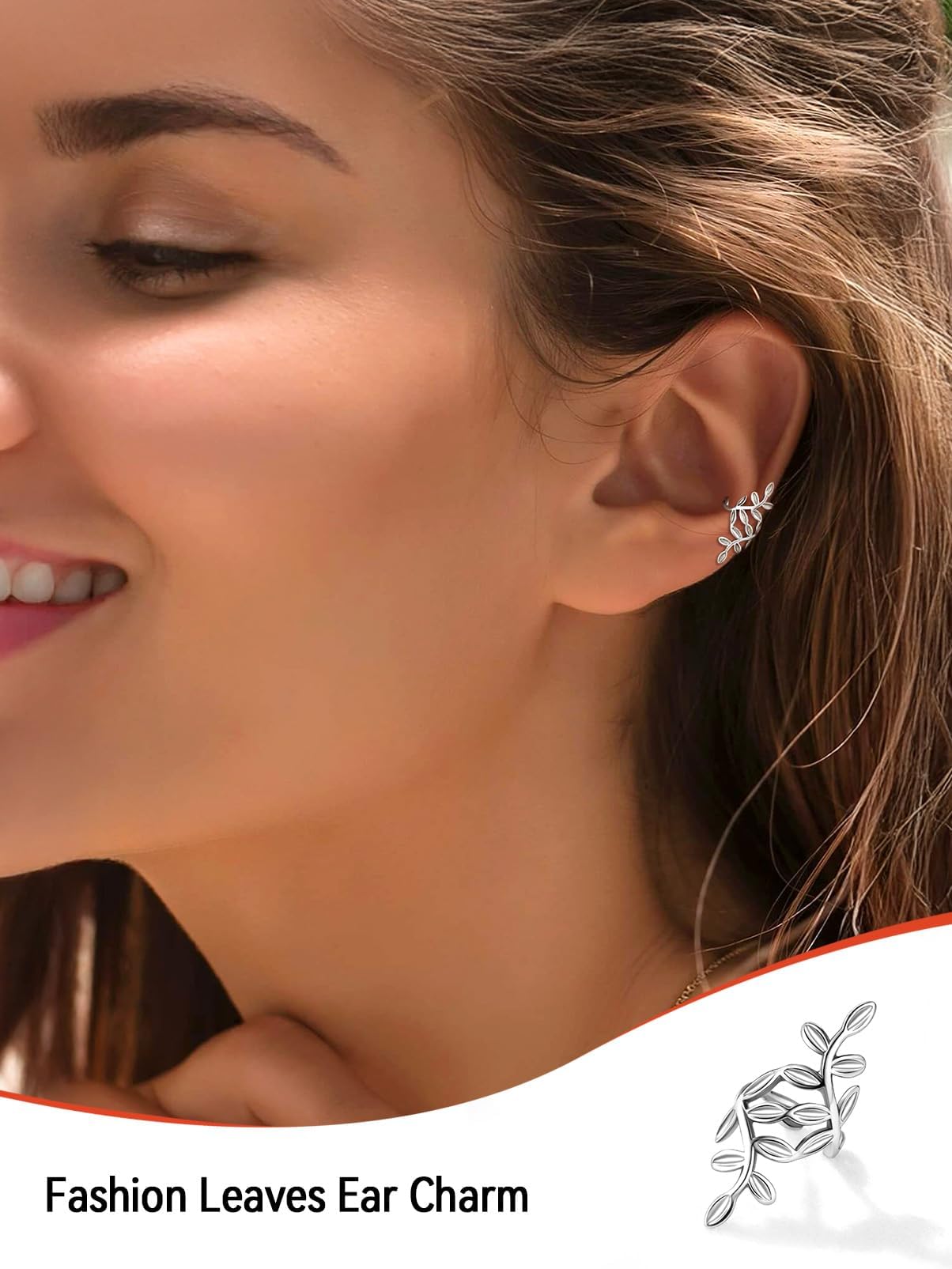 FaithHeart Sterling Silver Ear Cuff Earrings for Women Non Piercing