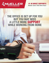 MUELLER Sports Medicine Green Fitted Wrist Brace for Men and Women, Wrist Pain Relief Support, Ideal for Carpal Tunnel, Tendonitis, Arthritis, Left Hand, Black, Small/Medium