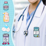 CraftyDream 40 Pcs Pharmacy Enamel Lapel Pins Bulk for Backpacks