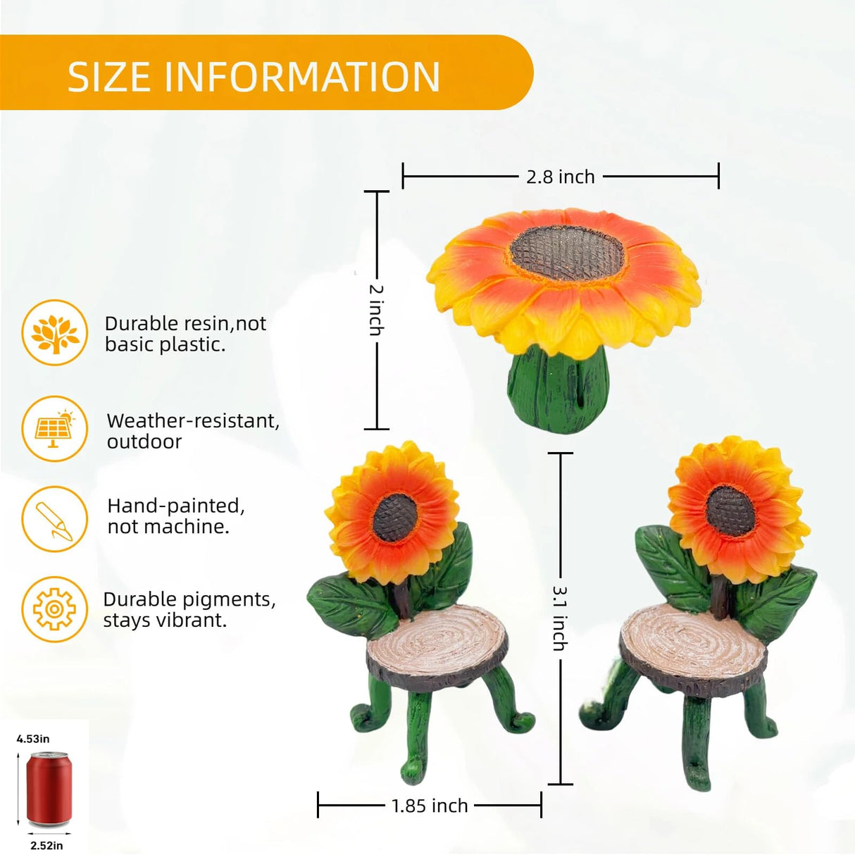 Fairy Garden Accessories,FHNQRQN,Fairy Garden Accessories Outdoor,Fairy Garden,mini Furniture,Miniature Furniture,Fairy Garden Decor,Fairy House Accessories,mini Bench,Miniature Fairy Garden 002